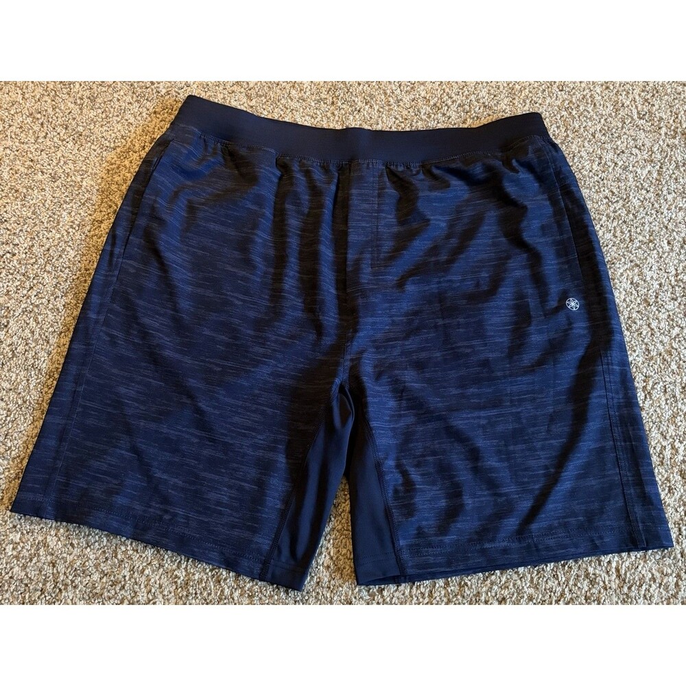 Men's Gaiam Navy Athletic Shorts, Size XL